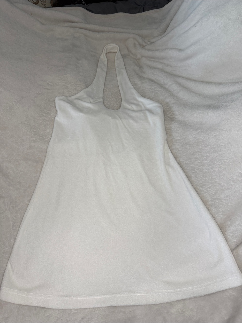 Fabletics White Halter Mini Dress